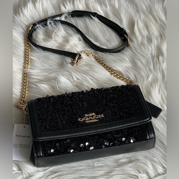 💰SOLD - CP188 - Coach Flap Clutch Crossbody - Picture 9 of 14